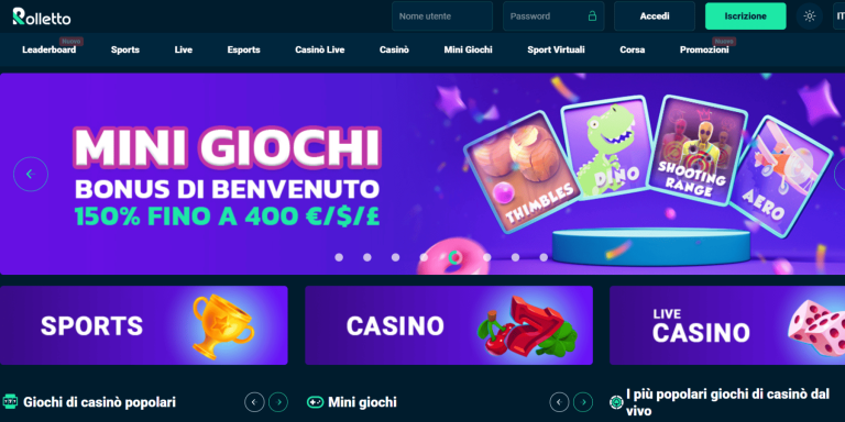 Rolletto online casino non AAMS